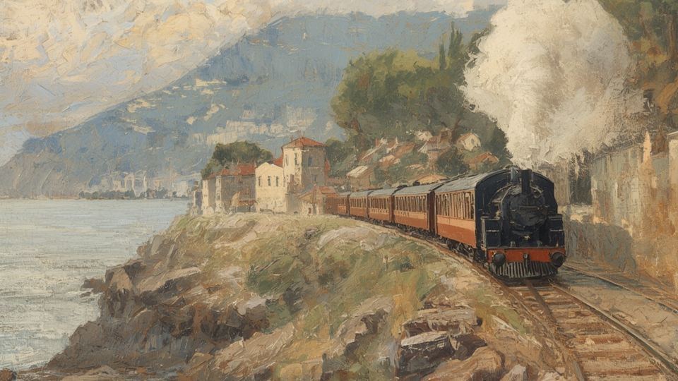 La partenza del primo treno